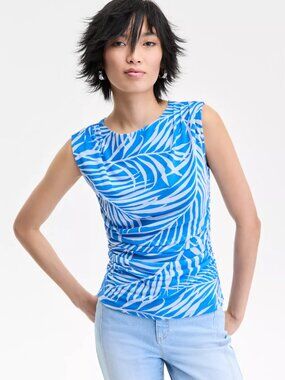 I.N.C. International Concepts Women's Printed Mesh Tank Top